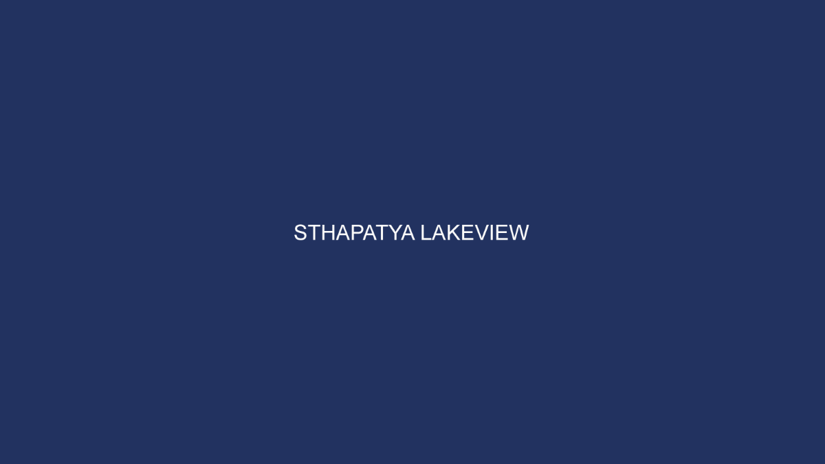 Sthapatya Lakeview